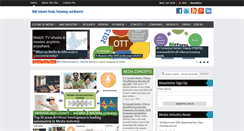 Desktop Screenshot of mediaentertainmentinfo.com